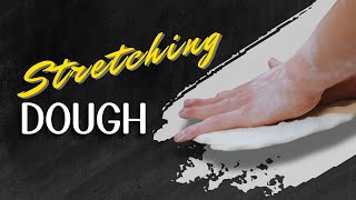 HOW TO STRETCH DOUGH  Step by Step Pizza MakingTraining [upl. by Dez707]