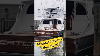 Michael Jordans New Bayliss Sportfishing Boat  boat michaeljordan shorts [upl. by Inaej]