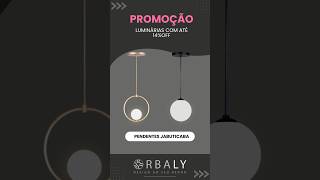 Arandelas Pendentes e Abajures Modernos  Promoção IMPERDÍVEL até 14 OFF na Linha Jabuticaba [upl. by Awhsoj]