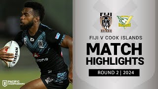 Pacific Championships 2024  Fiji Bati v Cook Islands Aitu  Match Highlights [upl. by Feingold]