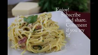 Spaghetti alla Carbonara [upl. by Stafford]