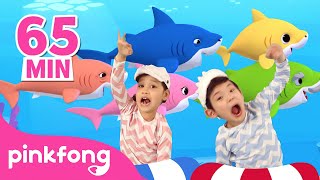 ⭐️ Dança com Bebê Tubarão e mais   Completo  Baby Shark Dance  Pinkfong Canções para criança [upl. by Fairlie]