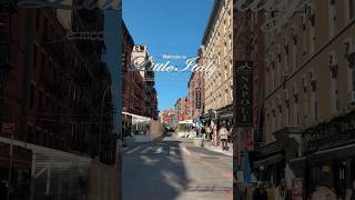 Little Italy 🇮🇹🍕newyorkcity nyc usa littleitaly italy pizza food travel [upl. by Osei]