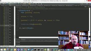 CoffeeScript Lessons on ECLIPSE IDE  Lesson 3 [upl. by Sibel]