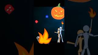 Night 🌙 in Halloween 🎃 Scream 😱 and monsters 👻 animation 2danimation halloween [upl. by Eiuol]