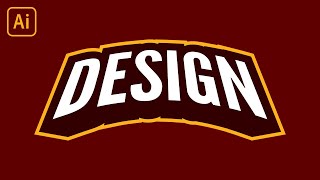 Create 3D Text Emblems with Illustrator [upl. by Agosto]