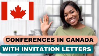 2024 Conferences In Canada For Tourist Visa Application [upl. by Lose892]