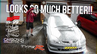 COMPLETE TRANSFORMATION Honda Civic Type R EP3 Full Exterior Detail 4K [upl. by Grane]