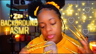 calming background ASMR to study sleep relax work read amp game to 💛🤫✨no talking 💛✨ [upl. by Garmaise]