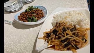 Fish Fragrant Shredded Pork with Vinegared Peanuts at Yuxiang Yuan in Wudaokou 五道口渝香源鱼香肉丝及老醋花生 [upl. by Janelle392]