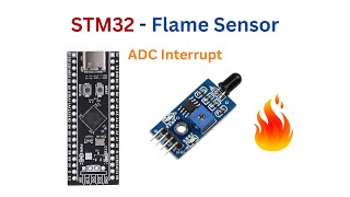 Flame Sensor  STM32 ADC [upl. by Mapel63]