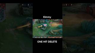 Kimmy one hit delete kimmy mlbb mobilelegends ml shortvideo [upl. by Dominus402]