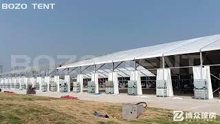 50x160 Meter Aluminum Structural Event Tent For Exhibition [upl. by Ahseid347]