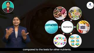 6th Class Biology I Nutrients in foods and their identification  Lessons in Sign Language for HI [upl. by Craven526]