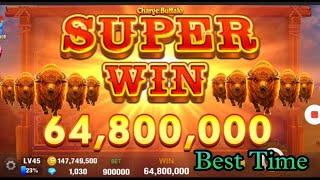 64800000 Super Win in Charge Buffalo Jili Slot [upl. by Reinal]