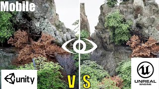 Unreal Engine 5 vs Unity 6 Graphics Comparison In 2024 Mobile [upl. by Bobker]