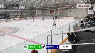 U15AA  Okotoks Oilers vs Foothills Bisons Nov 10 [upl. by Cyrus592]