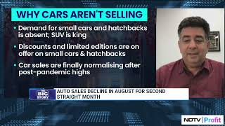 Auto Sales Decline In August  The Big Story  NDTV Profit [upl. by Eliath]