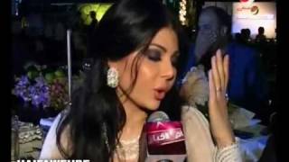 Haifa Wehbe Joins Rotana Akher Al Akhbar Interview [upl. by Aniakudo884]