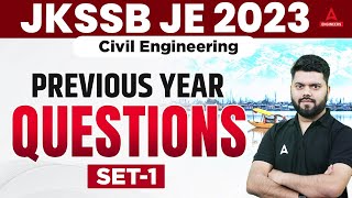 JKSSB JE 2023  JKSSB JE Civil  Previous Year Questions Set 1  Rajat Sir [upl. by Seyah389]