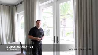 Crestron Motorized Shades Installation [upl. by Bodi652]