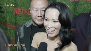 Bling Empire’s Christine Chiu at Netflix The Hollywood Reporter event [upl. by Anaynek]