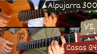 Casas G4 vs Alpujarra 300 con Fishman  Test de Sonido [upl. by Yecac]