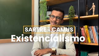 FILOSOFIA EXISTENCIALISTA JeanPaul Sartre e Albert Camus [upl. by Whallon]