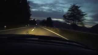 Mercedes S Class w116night driving HD [upl. by Rabiah657]