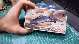 Bandai Yamato 2199 Mecha Collection Cosmo Falcon unboxing [upl. by Issac168]