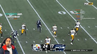 FlightReacts Steelers vs Seahawks 2023 Week 17 Highlights [upl. by Leunamnauj]