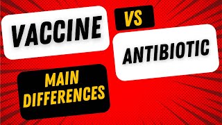 Difference between Vaccine and Antibiotic  What is a Vaccine  What is Antibiotic [upl. by Ongineb759]