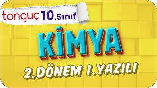 10Sınıf Kimya 2Dönem 1Yazılıya Hazırlık 📑 2024 [upl. by Kemppe]