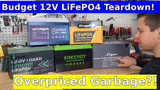 Budget 12V LiFePO4 Battery Showdown Overpriced Garbage [upl. by Vitek]