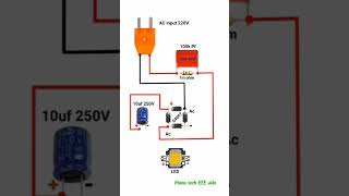 Home made led circuit driverdiy shorts technical [upl. by Avlasor]