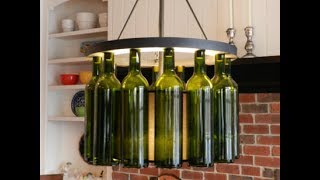 Wine Bottle Light Fixture [upl. by Uile]