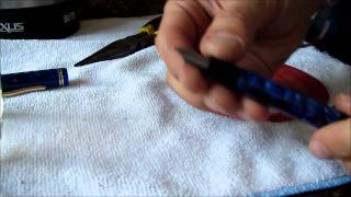 How to heat set a fountain pen feed [upl. by Lemhaj]