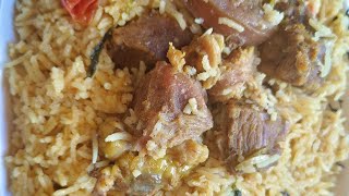 Indatho special beef kabsa 😋  How to make easy beef kabsa in beary slang  viral video [upl. by Nanyt]