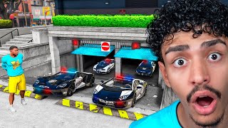 A GARAGEM SECRETA DA POLÍCIA NO GTA 5 [upl. by Notsehc]