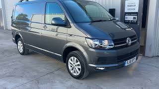 VW TRANSPORTER T6 20 TDi Highline 102 Manual Eu6 ULEZ SWB Panel Van Indium Grey Indian grey [upl. by Lotsirhc]