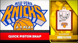 NBA2K24 MYTEAM BEST PLAY IN THE KNICKS PLAYBOOK 4 PLAYS IN 1 👀‼️🔥 [upl. by Lever]