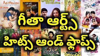 Geetha Arts Hits and Flops All Telugu movies list upto Ala Vaikunthapurramuloo [upl. by Adella318]