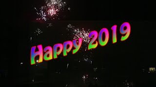 Gelukkig nieuwjaar  Happy New Year 2019 fireworks  vuurwerk [upl. by Redd]