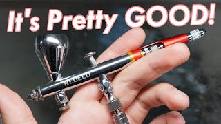 Is this the BEST Beginners Airbrush  Reviewing Neoecos £30 Airbrush Kit [upl. by Noed]