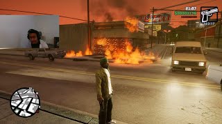 NPCs Light Store on FIREGTA San Andreas Pt 6 [upl. by Marcelline]