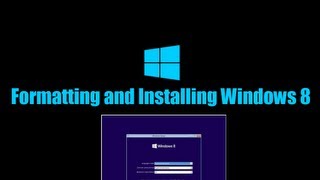 How To Format C DriveOS and Install Windows 8 [upl. by Iyre]