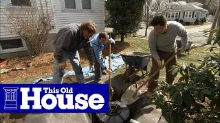 How to Install a Dry Well for a Sump Pump  This Old House [upl. by Einnep]