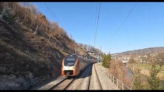 Führerstandsfahrt Uznach  StGallen [upl. by Griffiths424]