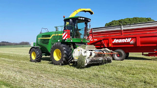 Ensilage dherbe 2017  Grass silage 2017  John Deere 7480 ProDrive GoProDJI [upl. by Aihsile]