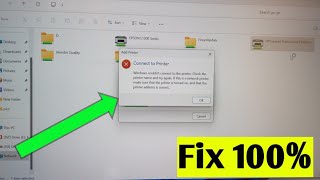 windows couldnt connect to the printer  how to fix printer sharing problem [upl. by Bert]